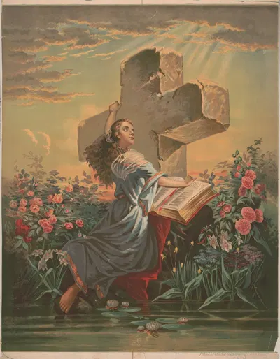 The Christians, faith by Жозеф Хувер, 1880 — digital art print download