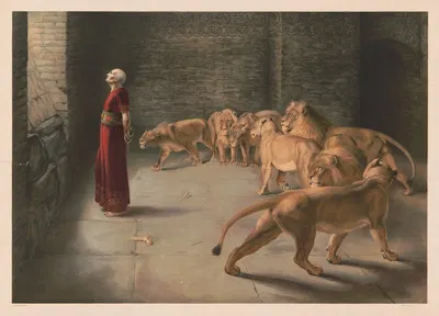 Daniel's answer to the king by Кнапп и Ко, 1893 — digital art print download