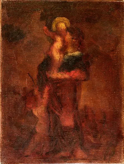 The Holy Family by Роберт Лофтин Ньюман — digital art print download
