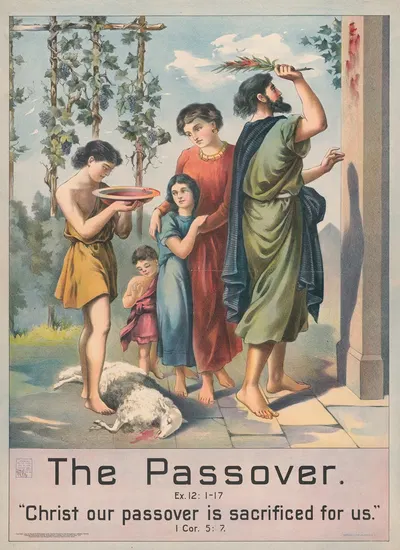 The Passover by Stecher Litho. Co, 1905 — digital art print download