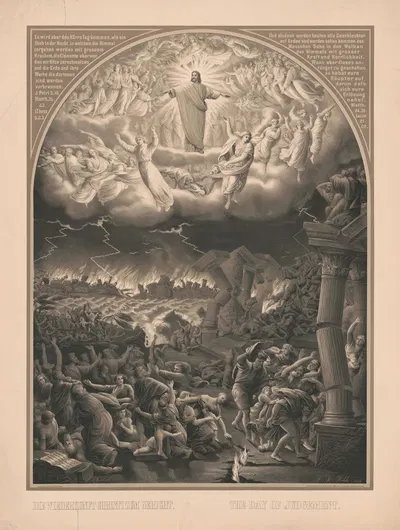 The day of judgement by Gugler Litho. Co., 1888 — digital art print download