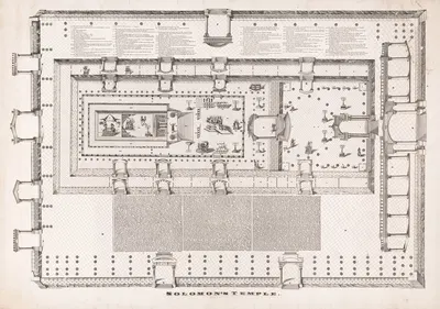 Solomon's Temple by J. T. Rolph, 1870 — digital art print download