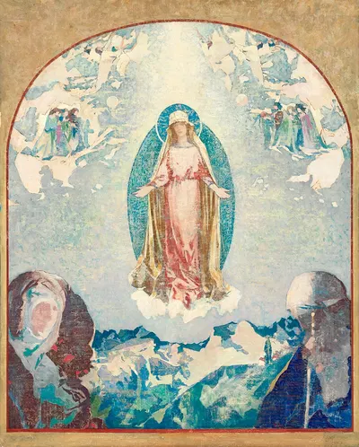 Rosa Mystica by Augustus Vincent Tack, c. 1923 — digital art print download