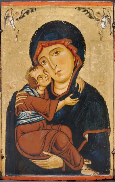 Virgin and Child with Saints by Berlinghiero — digital art print download