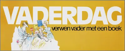 Vaderdag ; verwen vader met een boek by Peter van Straaten, 1979 — digital art print download