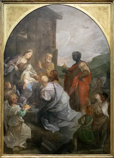 Adoration of the Magi by Guido Reni, 1642 — digital art print download