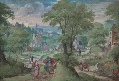 Balaam and the Ass by Ханс Бол, 1583 — digital art print download