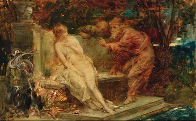 Susanna and the Elders by Hans Makart — digital art print download