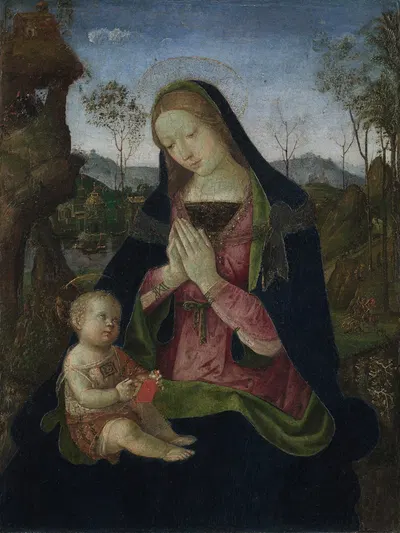 Virgin and Child by Pintoricchio — digital art print download