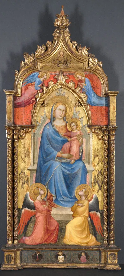 Virgin and Child with Angels by Spinello Aretino, 1405 — digital art print download