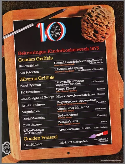 Bekroningen Kinderboekenweek 1975 by Uniepers, Amsterdam, 1975 — digital art print download