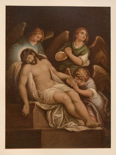 The burial by Jan Ladislaw Sýkora, 1899 — digital art print download