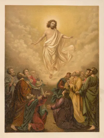 The Ascension by Jan Ladislaw Sýkora, 1899 — digital art print download