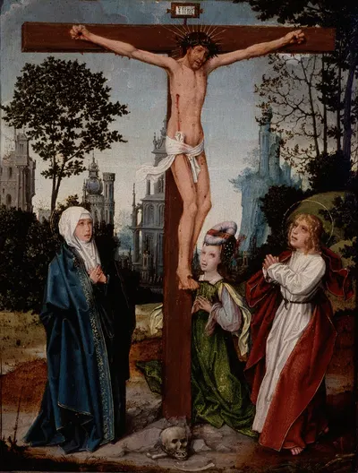 Crucifixion by Jan Provoost — digital art print download