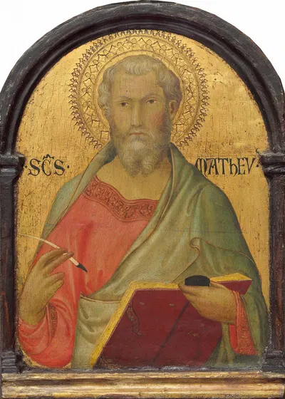 Saint Matthew by Simone Martini, c. 1315 — digital art print download