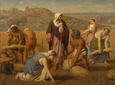 Ruth and Boaz by Шарль Глейр — digital art print download