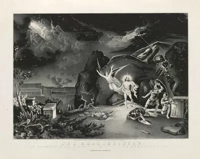 The resurrection by John Cameron, 1849 — digital art print download