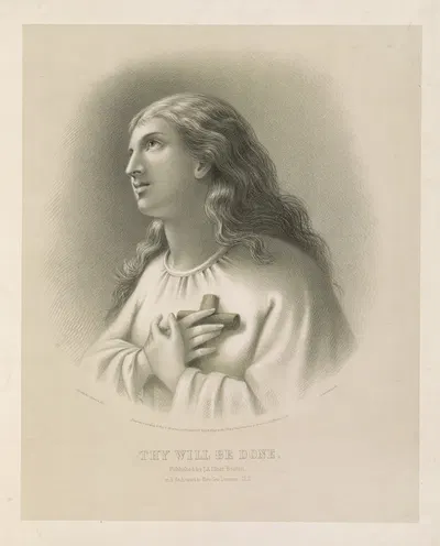 Thy will be done by Джон Х. Баффорд и сыновья, 1870 — digital art print download