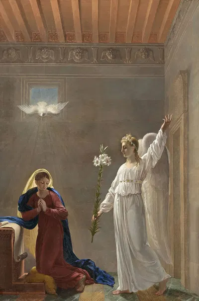 L'Annonciation by Иосиф Франсуа Дюк, 1804 — digital art print download