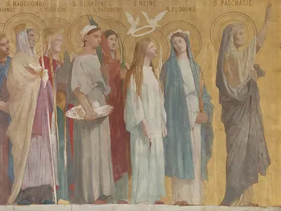 Procession des saints martyrs by Жюль Эли Делаunay, 1874-1891 — digital art print download