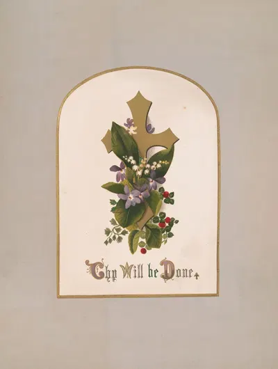 Prang's crosses in mats, no. 12 by Olive E Whitney, 1874 — digital art print download