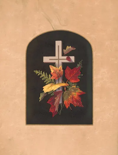 Prang's crosses in mats, no. 13 by Olive E Whitney, 1874 — digital art print download