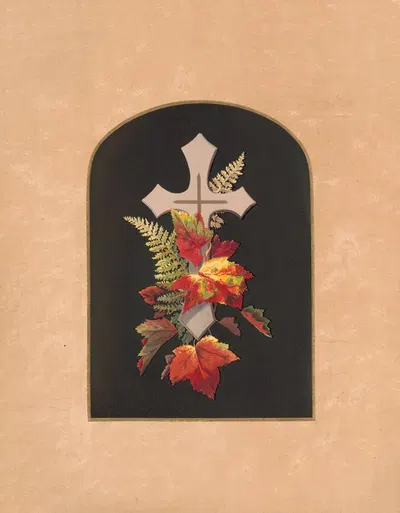 Prang's crosses in mats, no. 14 by Olive E Whitney, 1874 — digital art print download