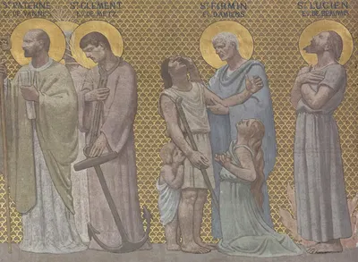 Procession de saints martyrs 2 by Пьер Пюви де Шаванн, 1877 — digital art print download