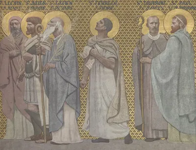 Procession de saints martyrs 4 by Пьер Пюви де Шаванн, 1877 — digital art print download