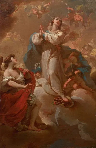 The Immaculate conception by Убальдо Гандольфи — digital art print download
