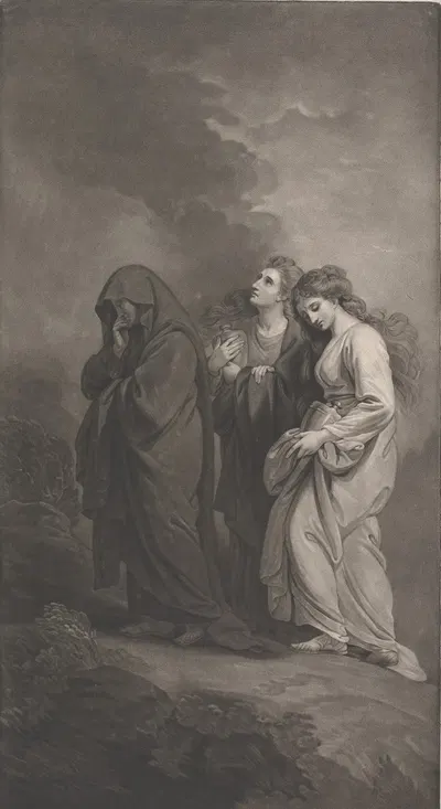 The Three Marys Going to the Sepulchre by Benjamin West, 1784 — digital art print download