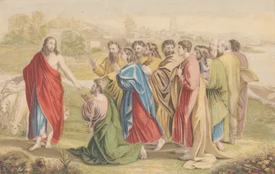 Christ's Charge to Peter by Брадшоу и Блэклок — digital art print download