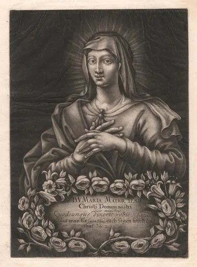 B.V. Maria Mater Jesu by Elias Nessenthaler — digital art print download