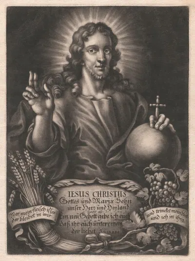 Jesus Christus by Elias Nessenthaler — digital art print download