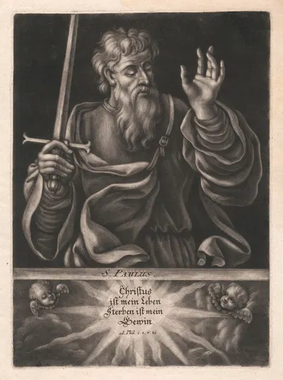 Saint Paulus by Elias Nessenthaler — digital art print download