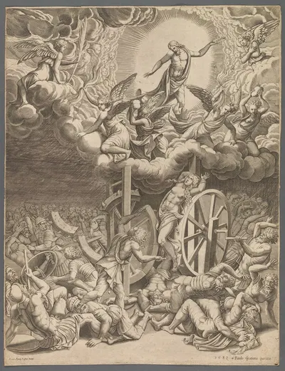 The Martyrdom of St. Catherine by Джулио Романо, 1582 — digital art print download