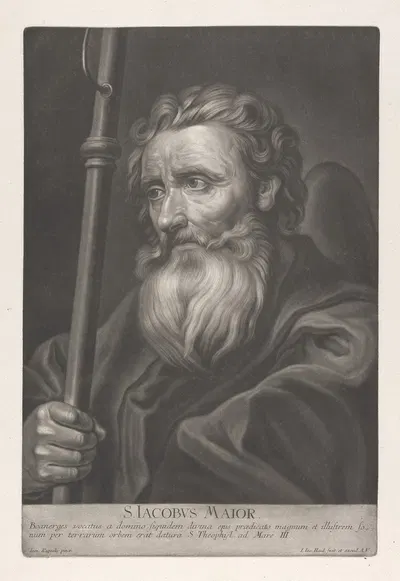 Saint James the Greater by Johann Kupezky — digital art print download