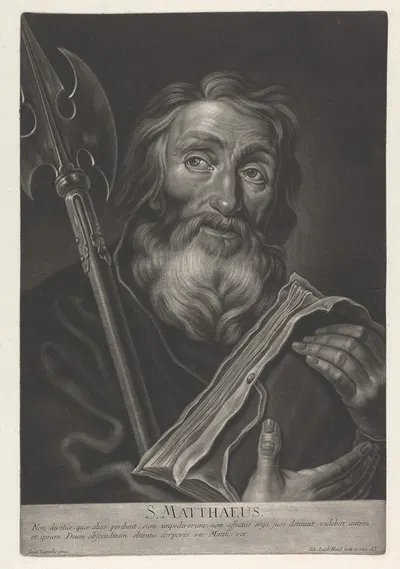 Saint Matthew by Johann Kupezky — digital art print download