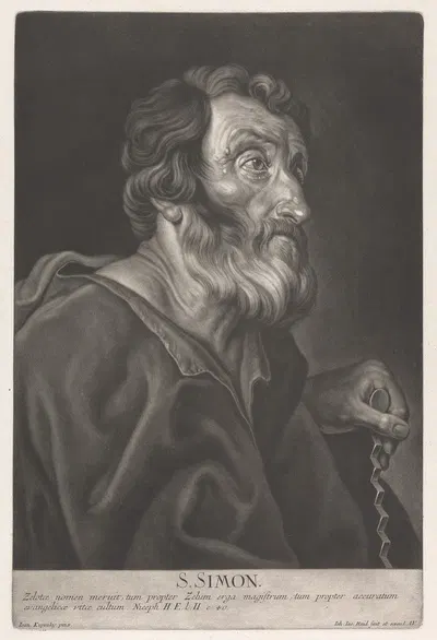 Saint Simon by Johann Kupezky — digital art print download