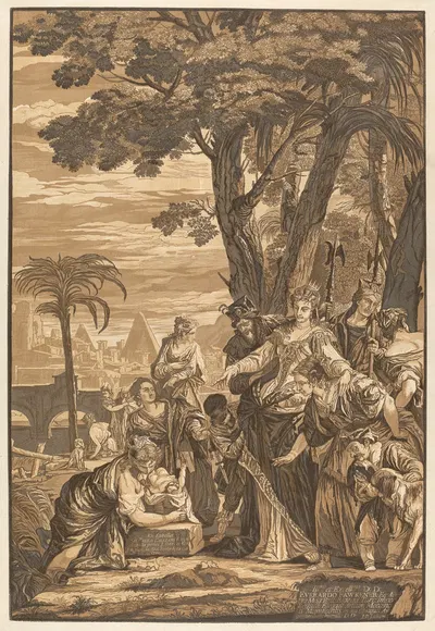 The Finding of Moses by John Baptist Jackson — digital art print download