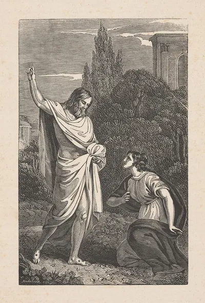 Christ appeareth to Mary by Александр Андерсон — digital art print download