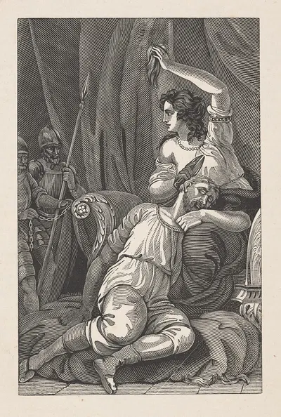 Delilah and Samson by Александр Андерсон — digital art print download
