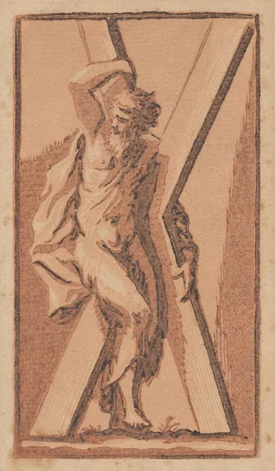 St. Andrew by Антон Мария Занетти Старший — digital art print download