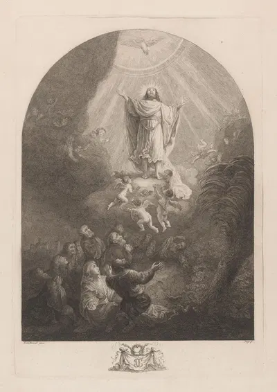 Ascension by Carl Ernst Christoph Hess — digital art print download