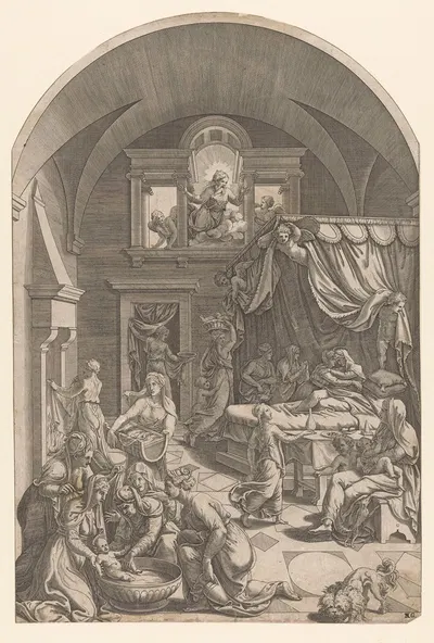 Birth of John the Baptist by Диана Скультори — digital art print download