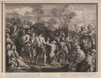 St. Andrew is led to his death on the cross by Жан Одран — digital art print download