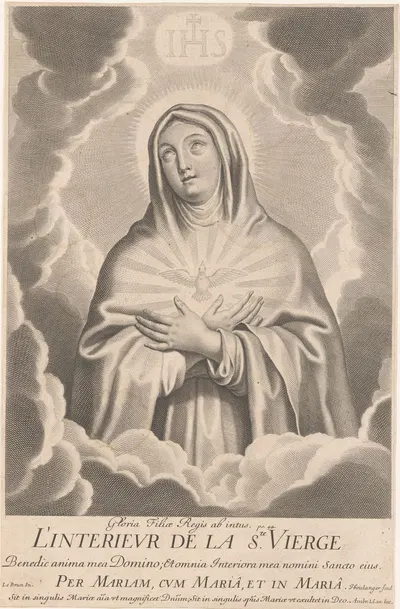 Holy Trinity in Mary by Жан Буланже — digital art print download