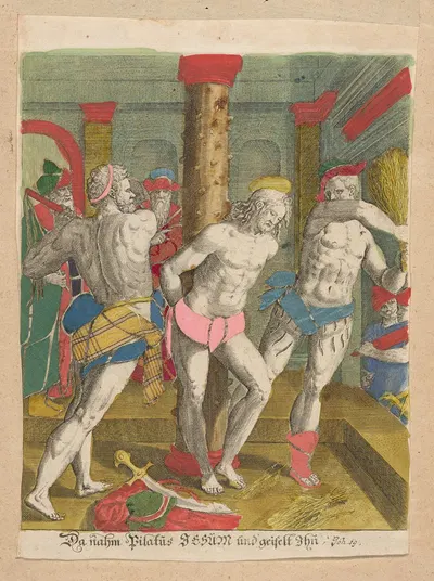 Flagellation of Christ by Johann Bussemacher — digital art print download