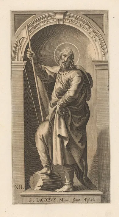 St. James the Less by Лукас Килиан, 1623 — digital art print download