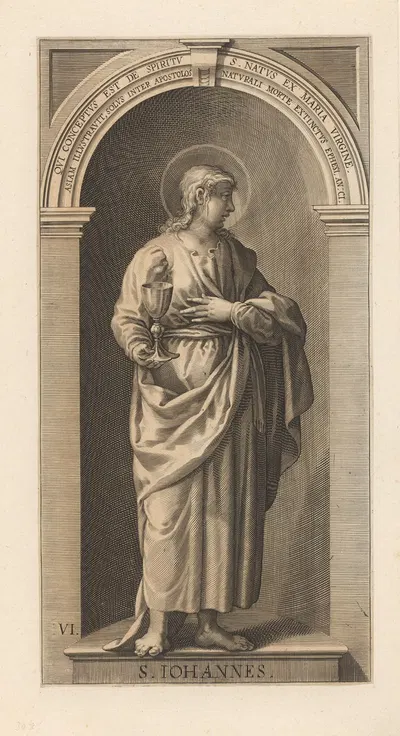 St. John by Лукас Килиан, 1623 — digital art print download